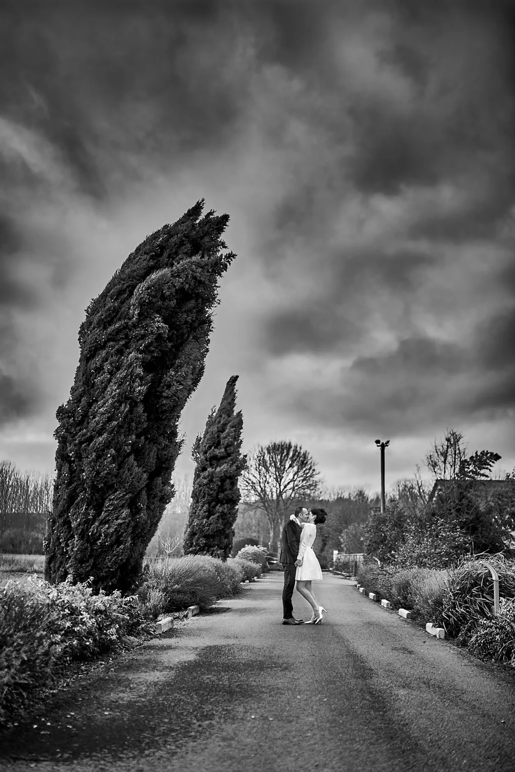 couple à son mariage à Amiens photographe
